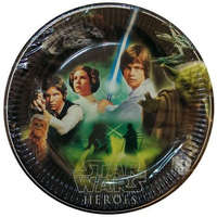  Star Wars Heroes papírtányér 8 db-os 23 cm