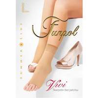 Funpol Nyitott lábujjas Bokafix fekete