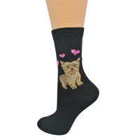 Yvonne Yorki kutyás zokni 35-38