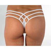 Free M Perec pántos pamut tanga Fehér, L