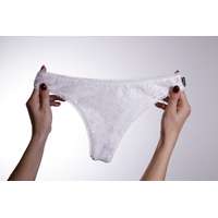 Barones Barones CSIPKÉS csípő tanga XL, Fehér