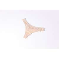 Turbó Turbó-Lilla ferde csipkés pamut tanga M, Drapp