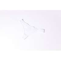 Turbó Turbó-Lilla ferde csipkés pamut tanga L, Fehér