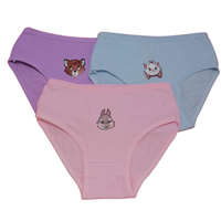 Aura Via Kislány bugyi 3db/cs (NYUSZIS+CICÁS+KUTYÁS) 2-3 év