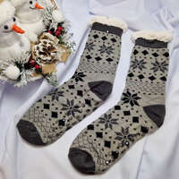 Ollike Férfi mintás mamusz több színben Világos szürke, 39-42