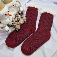 Ollike NŐI kötött zokni MAMUSZ több színben Bordó, 35-38