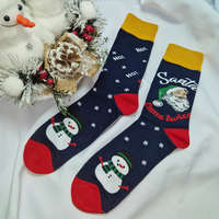 Aura Via Mikulásos-Karácsonyi FÉRFI zokni Kék, 39-42