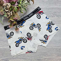 Aura Via Fiú boxer motoros 8-9 év, Világos szürke