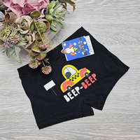 Aura Via Fiú boxer autó mintás 6-7 év, Fekete