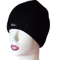 Vastag -bélelt FÉRFI sapka Fekete