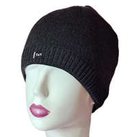 Vastag -bélelt FÉRFI sapka Sötét szürke