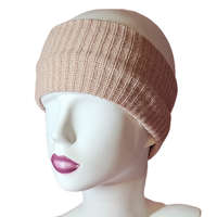 Női kötött egyszínű fülpánt-fejpánt gloss