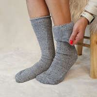 Aura Via THERMO férfi zokni melír színekben 39-42, Világos szürke