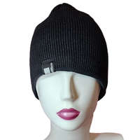 Vastag -bélelt FÉRFI sapka csíkos petrol kék