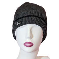 Vastag -bélelt FÉRFI sapka Világos szürke