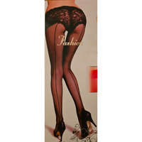 Fekete necc harisnya csipkés fenékrésszel