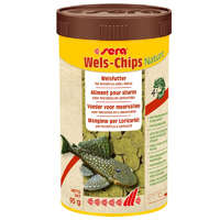Sera Sera | Nature | Wels-Chips | Süllyedő táplálék | Algaevő díszhalak számára - 250 ml/95 g
