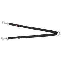 Trixie Trixie | Premium Coupler - páros póráz - fekete - (XS-M) 40-70 cm/15 mm