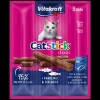 Vitakraft Vitakraft | Cat Stick Mini | Jutalomfalat | Tőkehal, fekete tőkehal - 3x6 g