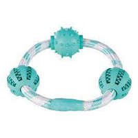 Trixie Trixie Denta Fun Playing Rope Ring with Balls | Játék (fogtisztítós, labda kötéllel) kutyák részére - 20 cm