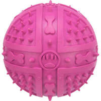 Trixie Trixie Ball Toy | Natúr gumi játék (barázdás labda) kutyák részére - 9 cm