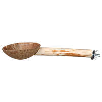 Trixie Trixie Perch with Food Bowl | Ülőrúd etető etetőtálkával (kókuszból) madarak részére - 25 cm / 18 cm