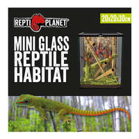 Repti Planet Repti Planet Mini Glass Reptile Habitat | Paludárium - 20 x 20 x 30 cm