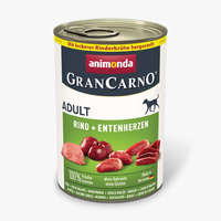 Animonda Animonda | GranCarno Adult (marha,kacsaszív) konzerv - Felnőtt kutyák részére - 400g