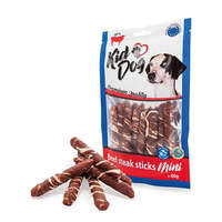 KidDog KidDog | Sticks Mini | Kutyáknak | Jutalomfalat | Marha, nyersbőr - 7-8cm 80 g