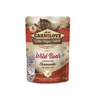 Carnilove Carnilove | Cat | Teljes értékű eledel, Wild Boar with Chamomile, Vaddisznó kamillával, macska számára - 85 g